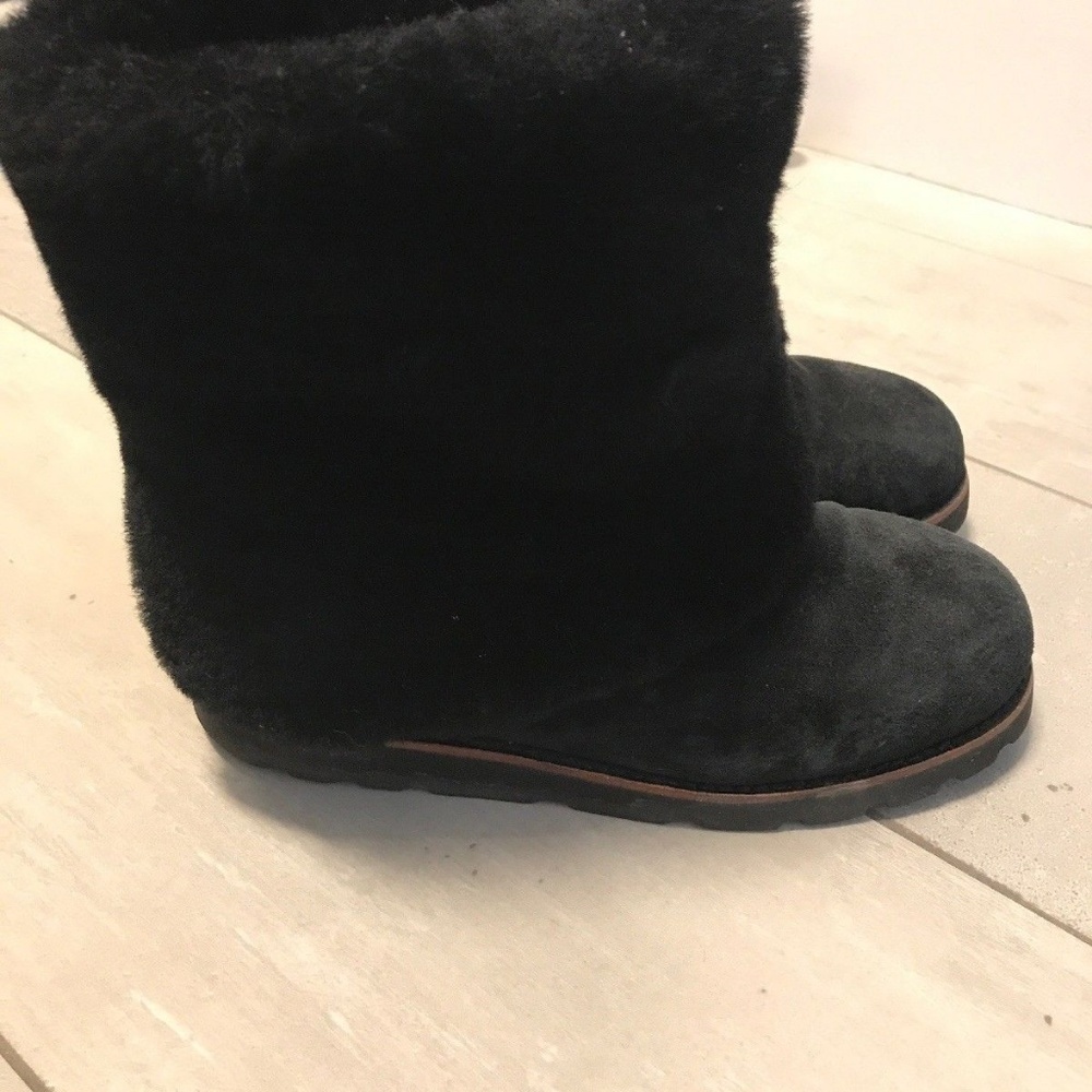 Pre-owned UGG Patton Boots Sz 9 Black VGUC